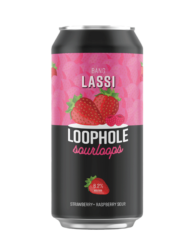 Sourloops - Bang Lassi Strawberry + Raspberry Sour